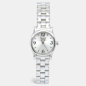 Tissot Silver Stainless Steel Stylis-T T028210A Women's Wristwatch 28 mm